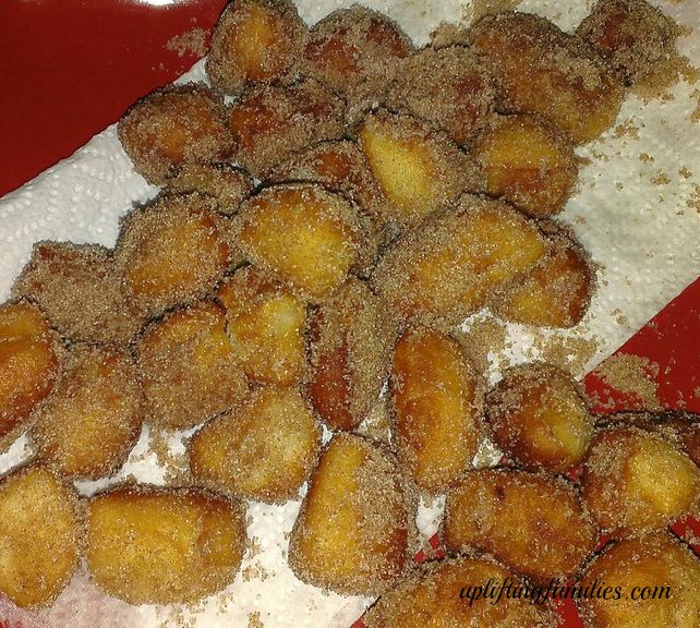 Homemade Donut Holes or Donuts