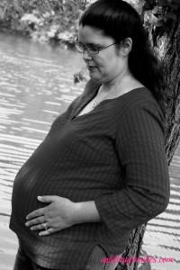 Christy BW Maternity Photo
