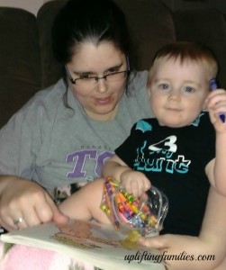 Mommy and Baby Boy Coloring