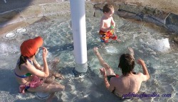 Children Playing in Swimming Pool