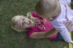 Mom Exercising With Baby