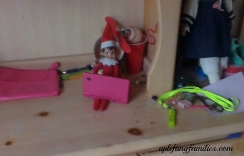 Rascal Elf on the Shelf Ideas Playing DSI