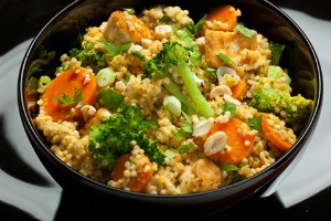 Quinoa With Tofu and Vegetables