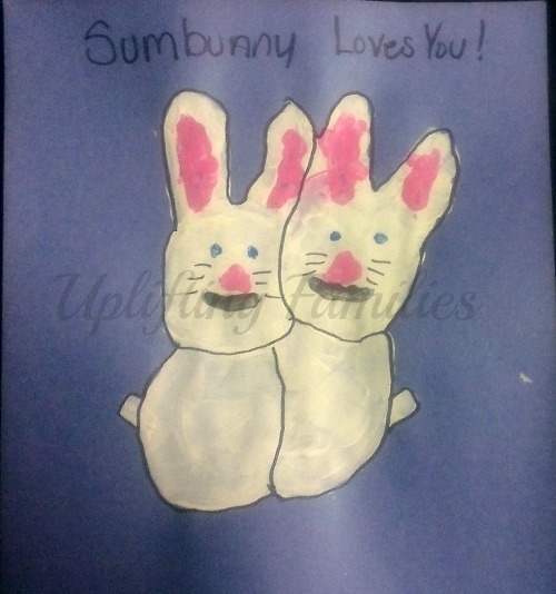 Double Hand Print Bunnie