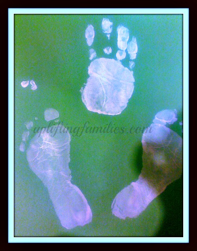 Hand and Foot Print Bunny