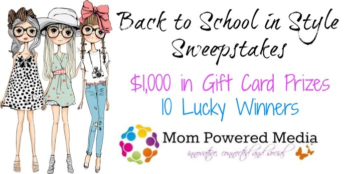 Bloggers Wanted Back to School in Style Sweepstakes
