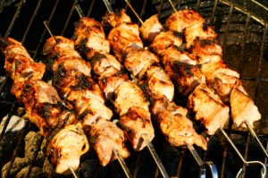 Chicken Kabobs on the Grill