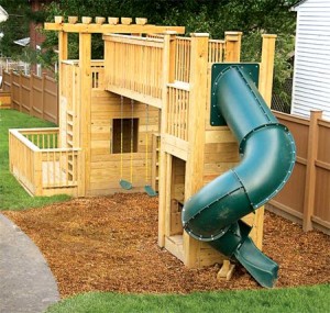 Playground in Backyard