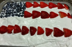 Easy 4th of July Cake