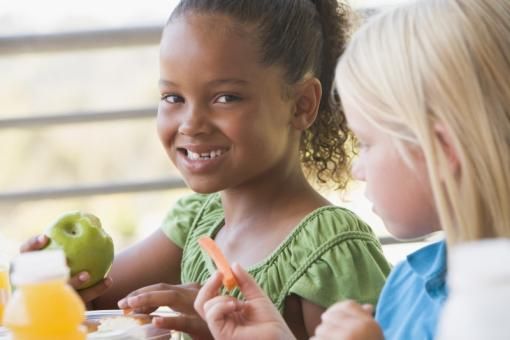 Kids Eating Breakfast Before School