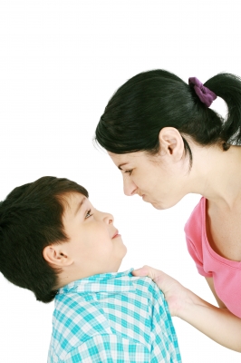 Young Child Talking Back to His Parents