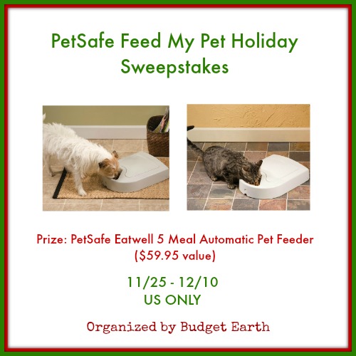 Enter to Win PetSafe Feed My Pet Holiday Sweepstakes Ends 12/10