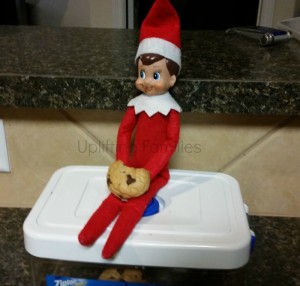 Rascal Enjoys a Chocolate Chip Cookie #elfontheshelf – Parenting Tips ...