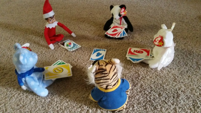 Rascal Plays A Game Of Uno With His Friends Elfontheshelf