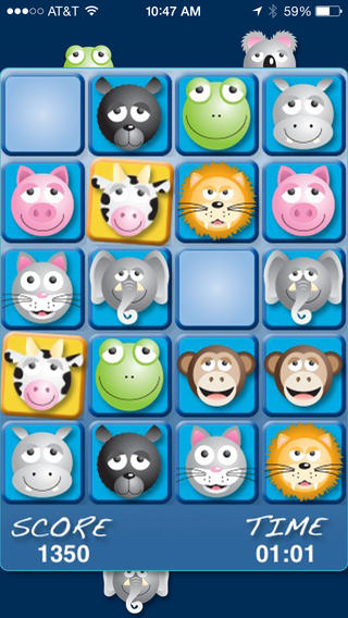 AniMatch: Animal Pairs and Sounds Matching Game