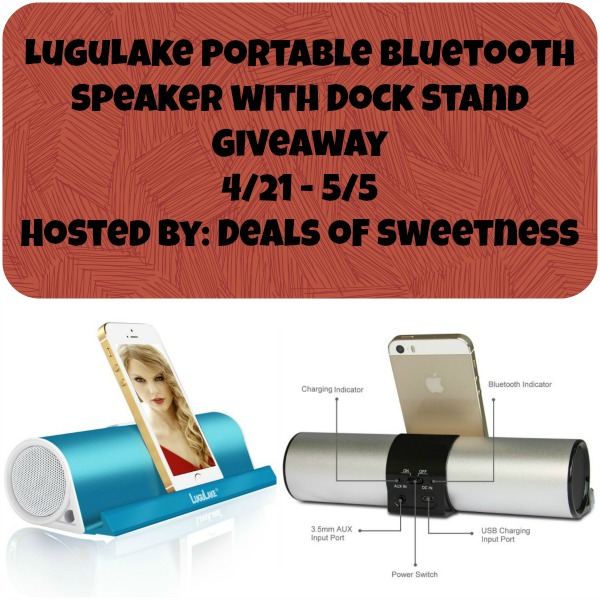 Enter to Win LuguLake Bluetooth Speaker Giveaway Ends 5/5