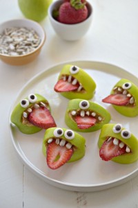 Silly Monster Apple Bites