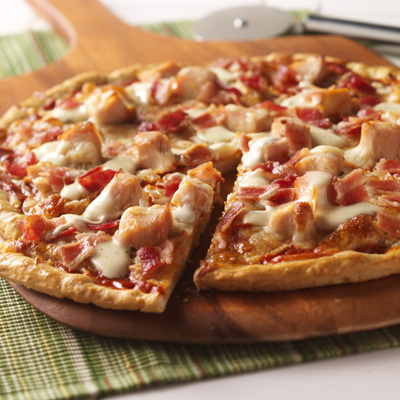 Bacon Ranch Chicken Pizza