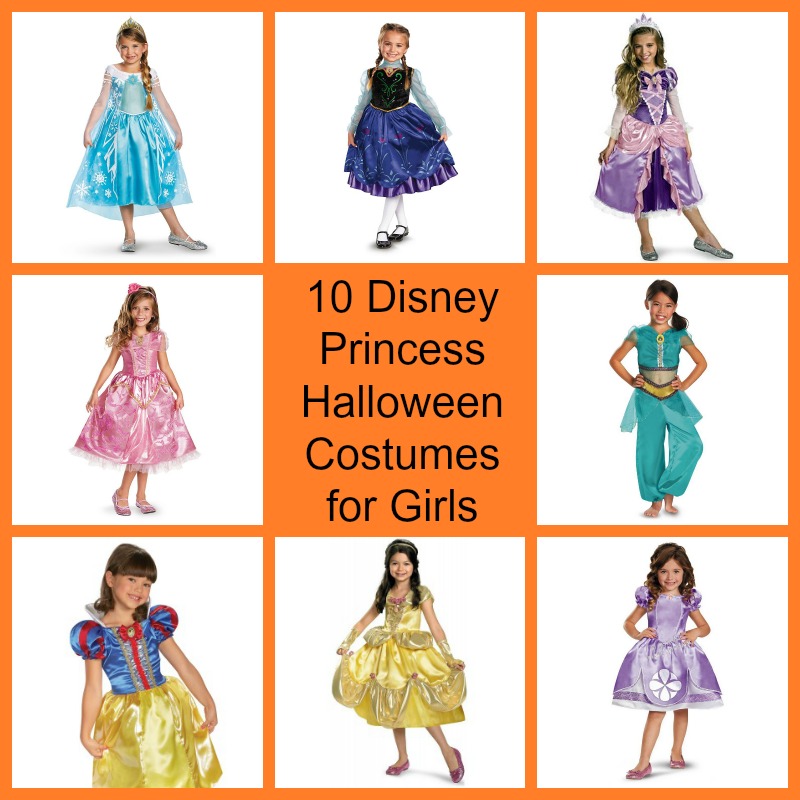 10 Disney Princess Halloween Costumes for Girls