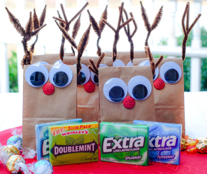 DIY Reindeer Treat Bags