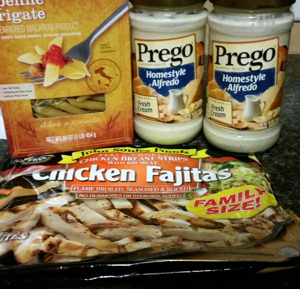 Ingredients for Penne Chicken Alfredo in Less Than 30 Minutes