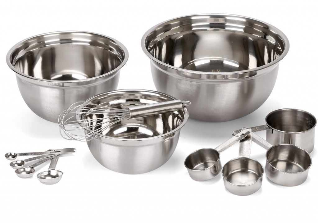 12 Piece Stainless Steel Mix Combo